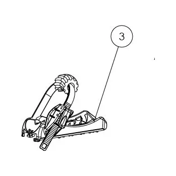 Nosič kol Fast bike Right-hand cradle assembly Aurilis 4008720