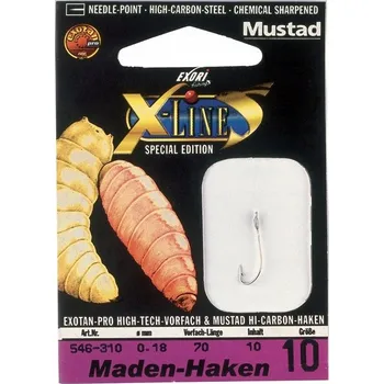 Rybářský háček Háčky s protihrotem Mustad 66/88/5, 10 ks