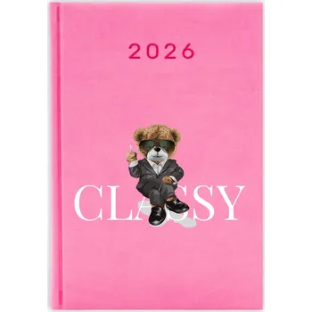 Kalendář Knižkový kalendář 2026 A5 FunnyCase modrý