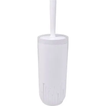 WC štětka WC souprava BÍLÁ,ČERNÁ d10x35,5cm, plast