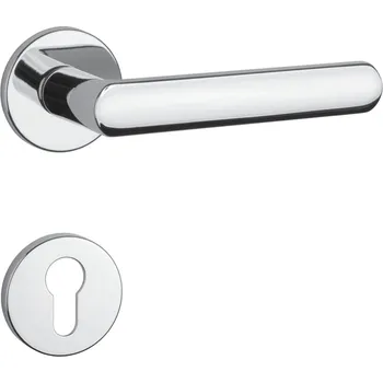 Dveřní kování AT - FRAGOLA - R 7S klika/klika, rozety PZ OC - Chrom lesklý