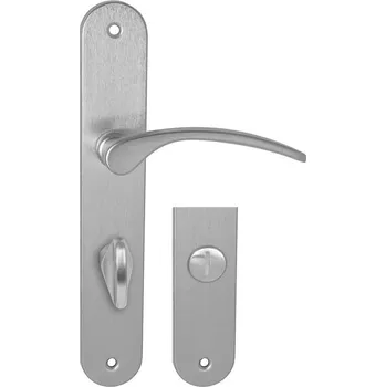 MPK - LAURA ECO klika/klika, WC klíč, 90 mm OCS - Chrom broušený