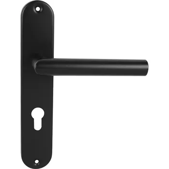 MPK - FAVORIT - SO PZ otvor pro vložku, klika/klika, 90 mm BS - Černá matná