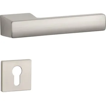 Dveřní kování AS - BRISA - RT 7S rozety PZ, klika/klika NP - Nikl perla
