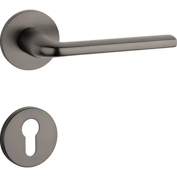 Dveřní kování AT - OLEANDRO - R 7S klika/klika, rozety PZ T - Titan