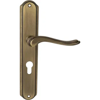 MPK - ROMEO - SO PZ otvor pro vložku, klika/klika, 90 mm OGS - Bronz česaný matný