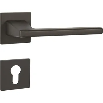 Dveřní kování TI - JUNIOR - HR 4140Q 5S rozety PZ, klika/klika T - Titan (141)