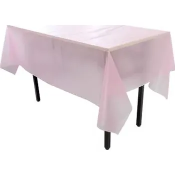 Jednorázový ubrus Plastový ubrus - Růžový, 137 x 183 cm