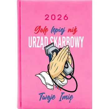 Kalendář Knižkový kalendář 2026 A5 Cute Cups růžový