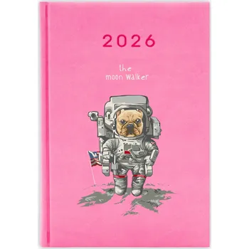 Kalendář Knižkový kalendář 2026 A5 FunnyCase modrý