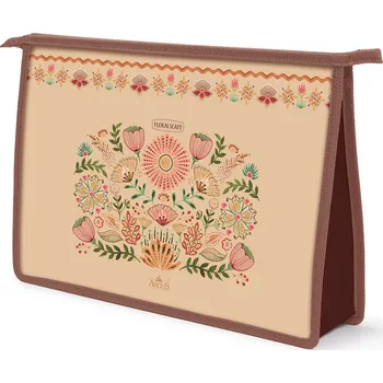Obálka ARGUS Plastová obálka A4+ se zipem Floral scape 16620389