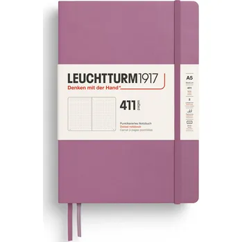 Zápisník Leuchtturm1917 411, A5 - Dusty Rose
