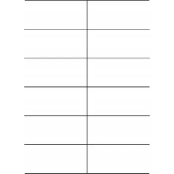 Samolepící etiketa Etikety pro domácnost 48x21 A6