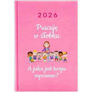 Kalendář Knižkový kalendář 2026 A5 FunnyCase růžový