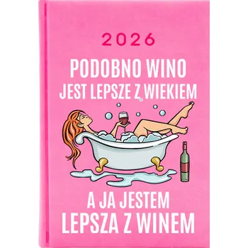 Kalendář Knižkový kalendář 2026 A5 růžový