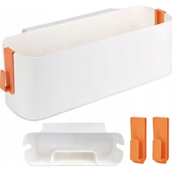 Úložný box Závěsný organizér nad postel se 2 odnímatelnými háčky