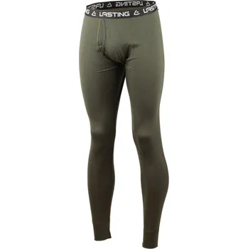 Pánské termo spodky Lasting BEZY 6969 pánské merino spodky zelené + kód pro dodatečnou 10% slevu: LAST10