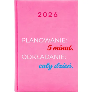 Kalendář Knižkový kalendář 2026 A5 Cute Cups růžový