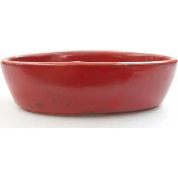 Květináč Keramická bonsai miska 15 x 9,5 x 4 cm červená 1427-M25-6009