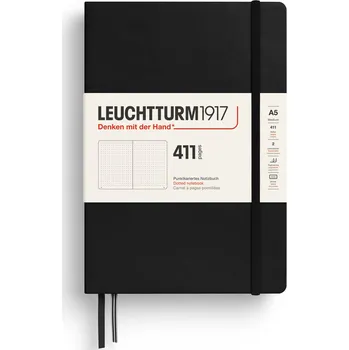 Zápisník Zápisník Leuchtturm1917 411, A5 - Black
