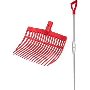 Vidle V-Plast Vidle místovací s násadou V-Plast, red