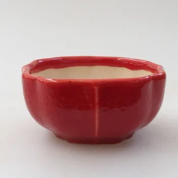 Květináč Mini bonsai miska 6 x 5,5 x 2,5 cm červená 1392-M25-4980