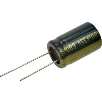Kondenzátor Elektrolytický kondenzátor Jamicon 680uF/35V 680 μF 35 V