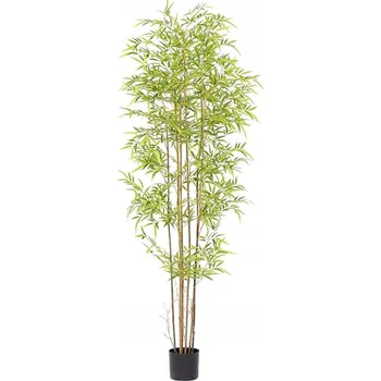 umělá květina UMĚLÁ Rostlina BAMBUS XXL V KVĚTINÁČI REALISTICKÁ 180cm do DOMU KANCELÁŘE