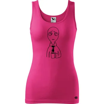 Dámské tílko s potiskem - Nálada Velikost: 2XL, Barva: Purpurová