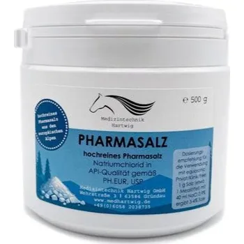 Kosmetika pro koně Farmaceutická sůl 500 gramů v uzavřené nádobě