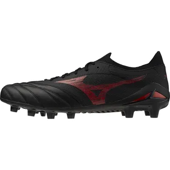 Kopačky Mizuno MORELIA NEO IV - ELITE(U) - Black/MORELIA 40th Red/Black Velikost: 40.5