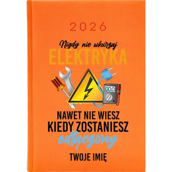 Kalendář Knižkový kalendář 2026 A5 Cute Cups oranžový