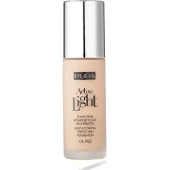 Dekorativní kosmetika Pupa Active Light Perfect Skin Foundation SPF 10 - Lehký tekutý make-up 30 ml - 002 Ivory