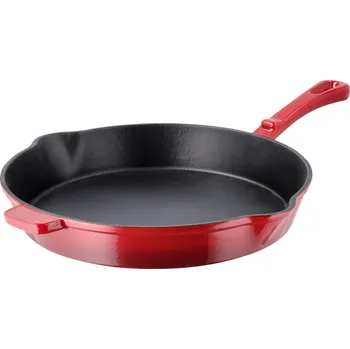 Pánev SILVERCREST® Litinová pánev, Ø 30 cm (červená)