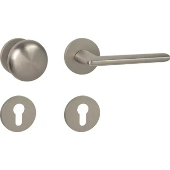 MPK - ELIPTICA - R S6 rozety PZ, koule/klika pravá NP - Nikl perla