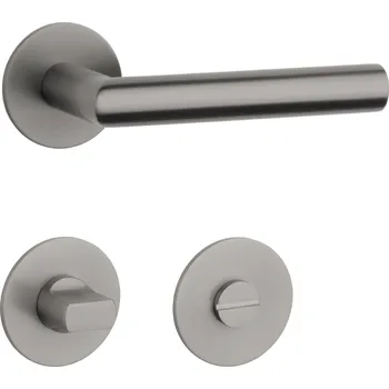 SH - OVAL - R 1750 3SM klika/klika, rozety WC T PVD - Titan PVD