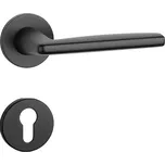 AT - LUNA - R 7S klika/klika, rozety PZ BS - Černá matná