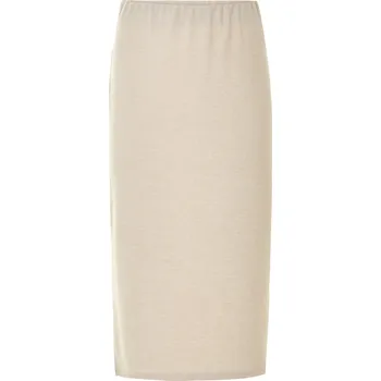 Dámská sukně esmara® Dámská pletená midi sukně (béžová, M(40/42))