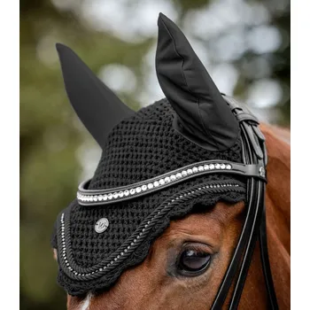 Koňská maska proti hmyzu Čabraka Waldhausen Nepal černá FULL