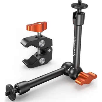 K&F CONCEPT 9.8 Inches Adjustable Friction Power Articulating Magic Arm with 1/4" Thread Screw