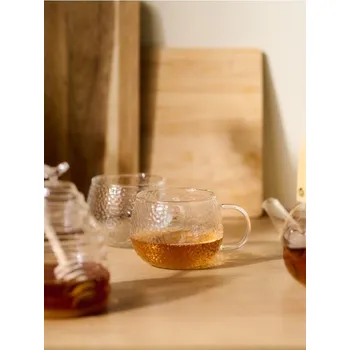 Stolování Sinsay - Skleněný hrnek s uchem 2pak - bílá - 594ES-00X - 594ES-00X-ONE