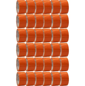 Lepicí páska Balicí páska Dalpo oranžová, šířka 48 mm, délka 45 m, 36 ks