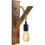 Nástěnné svítidlo AHSAP 1xE27/40W/230V borovice ořech