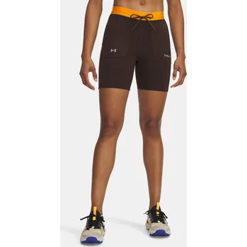 Dámské kraťasy Under Armour UA Trail Run Fitted Shor 1389614-246 Hnědá SM