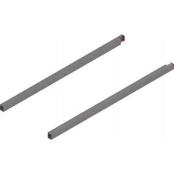 Podélné zábradlí MERIVOBOX BLUM ZR4.500RS.E, šedé, 500 mm