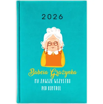 Kalendář Knižkový kalendář 2026 A5 FunnyCase modrý