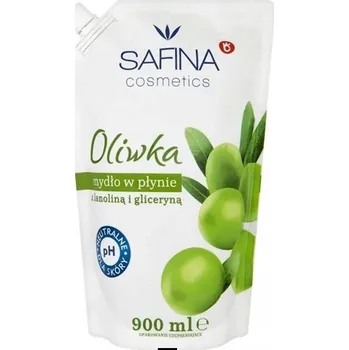 Mýdlo Tekuté mýdlo Safina Olivové 400 ml s lanolinem a glycerinem – náhradní náplň
