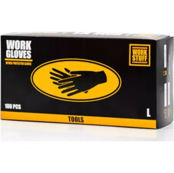 Pracovní rukavice Pracovní rukavice Work Stuff Work Gloves velikost 9 - M 50 párů