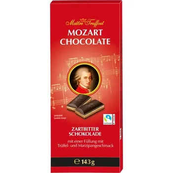 Čokoláda Maitre Truffout Mozart čokoláda 143g (Maitre Truffout Mozart čokoláda 143g)