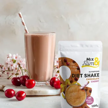 Keto dieta MixSlim Velký dietní koktejl višeň v čokoládě 1200g (40 porcí)